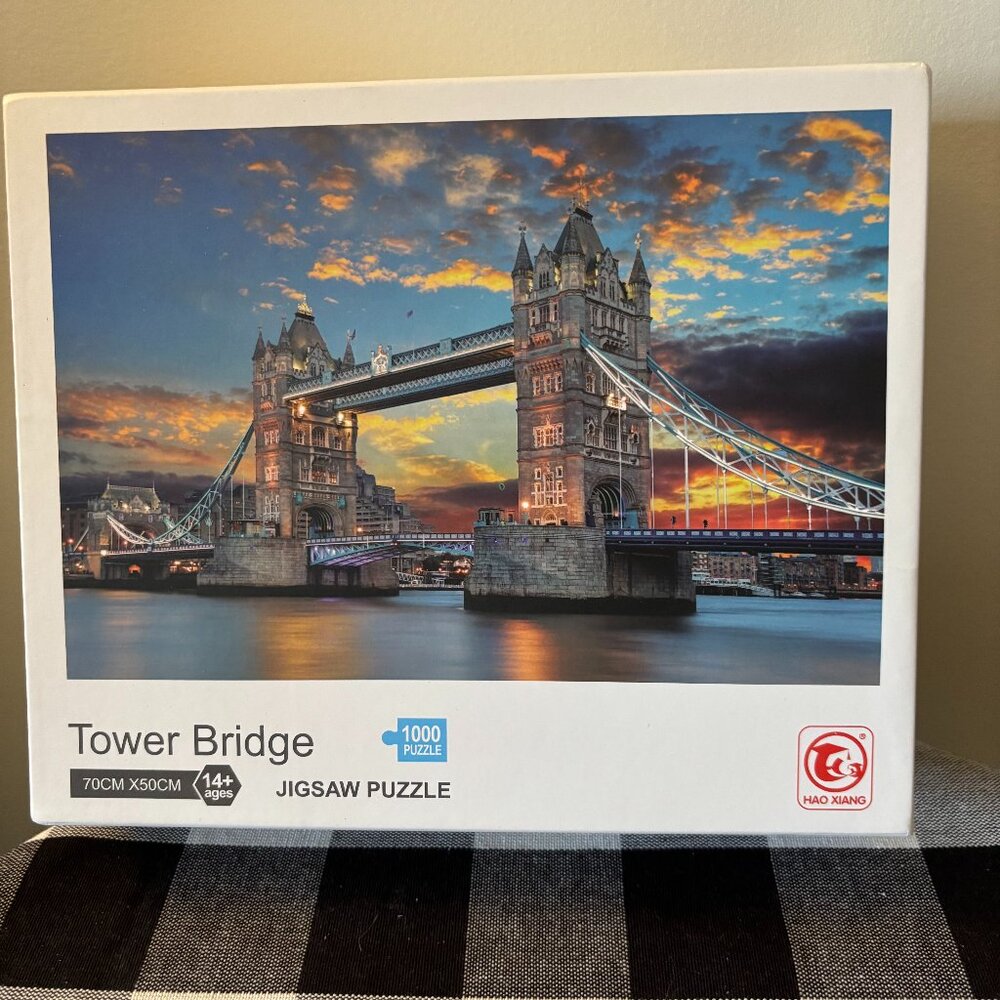1000 piece puzzle. No missing pieces. Put together once.